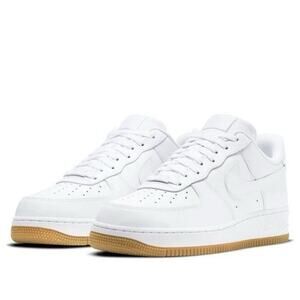 NEW Nike Air Force 1 '07 Low White Gum Light Brown AF1 DJ2739-100 Men’s Size 10